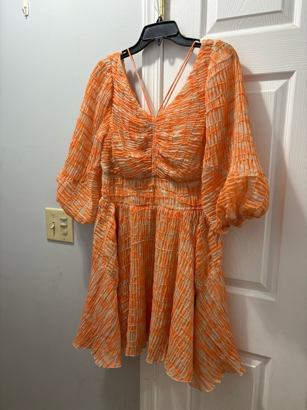 Jonathan Simkhai Lena Mini Dress Size Large - Picture 3 of 6